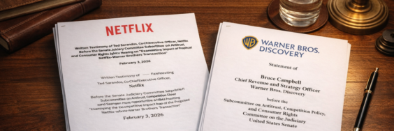 Netflix × Warner Bros. Discovery 買収公聴会において