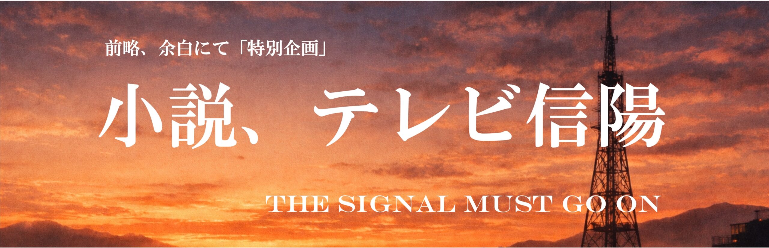 小説、テレビ信陽｜楳田良輝｜プログラマティカ